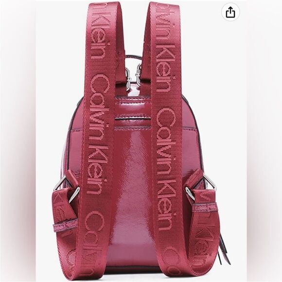 Calvin Klein Astatine Micro Mini Backpack, Bloodstone,One Size